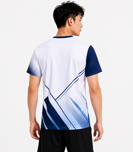 Maillot de badminton personnalisé avec nom, respirant, tissu à séchage rapide, coupe athlétique légère, impression durable, tenue d'équipe, uniforme - Product Image 2
