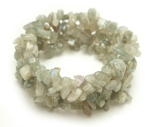 Super Chip pulsera Natural labradorita Chip pulsera cristal piedra Chip pulsera piedras preciosas mujeres colorido Natural mayorista - Product Image 5