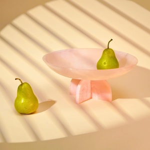 Contemporary Resin Polished Fruit Bowl Home Accent Elegant Salad Bowl Decorative Tableware Modern Luxury Handmade Free Lead Free - Product Image 4