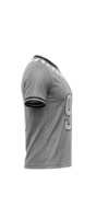 Maillot de football personnalisé gris, uniforme d'équipe, vêtements de sport, haut de sport à manches courtes, maillot d'entraînement respirant pour adultes
