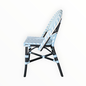 เก้าอี้บิสโทรยอดนิยมสำหรับร้านกาแฟ ร้านอาหาร พื้นที่สาธารณะในที่พักอาศัย - หวายสังเคราะห์ถักทออย่างดี รับประกันการถักทอ 3 ปี - Product Image 3