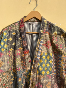 Bata de Kimono con Estampado Digital de Dibujos Animados para Mujer, Suave y Transpirable, 100% Algodón, Camisón de Verano Hecho a Mano, Cuello en V, Cintura Elástica, Largo Completo - Product Image 3