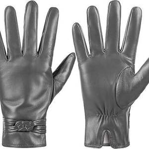 High Fashion Leather <b>Glove</b> Men Women Customizable Plain Style Winter Dress Touch Screen Feature Outdoor Casual Party Dress <b>Glove</b> - Product Image 1