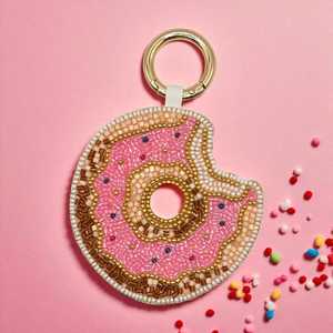 Premium Beaded Embroidery Keychain Handmade Decorative <b>Key</b> <b>Ring</b> <b>for</b> <b>Women</b> Girls Handbags Travel Bags School Bags and Gifts - Product Image 2