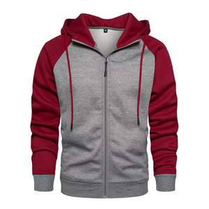 Sweat-shirt à capuche pour homme, coupe classique, décontracté, pour l'automne, en polyester tricoté, avec logo imprimé sur le devant - Product Image 2