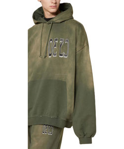 OEM Nouvelle mode, survêtement en polyester surdimensionné avec broderie et impression, lavage à l'acide, survêtement pour hommes, impression personnalisée en relief, survêtement pour hommes - Product Image 6