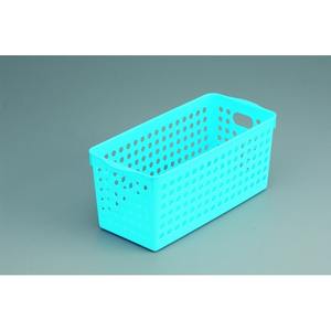 Inomata <b>Slim</b> Blue <b>Storage</b> Basket - Product Image 1