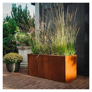 Maceta Hidropónica Decorativa Ecológica de Acero Inoxidable con Diseño Clásico para Patio y Jardín - Product Image 1