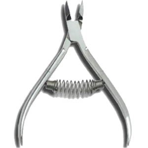 Vente en gros de coupe-cuticules en acier inoxydable à double ressort, outil de manucure professionnel, logo personnalisé OEM - Product Image 1