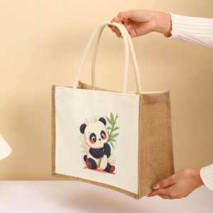 Bolsa Térmica de Yute para Almuerzo y Comida, para Mantener los Alimentos Frescos y Calientes - Product Image 4