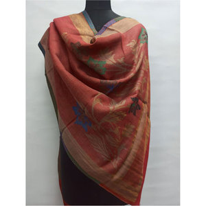 Echarpe de Diseño Floral de Primera Calidad, 70x200cm, Elegante y Suave, para Mujer, Disponible en Varios Colores Vibrantes - Product Image 1