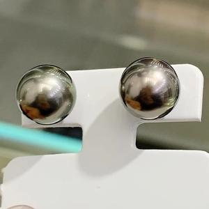 Boucles d'oreilles en or 18 carats haut de gamme avec perles de culture naturelles de 10-11 mm et perles rondes naturelles de 8-9 mm, polyvalentes et assorties, avec coffret cadeau - Product Image 3