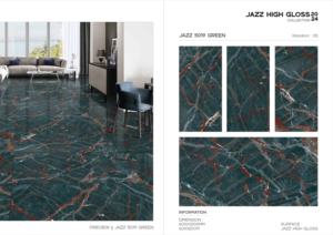 Carreaux de porcelaine contemporains avec surface ultra brillante Jazz, dimensions 60x120cm, 600x1200mm, 24x48, pour espaces intérieurs de luxe - Product Image 3