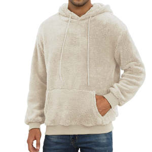 Sudadera con Capucha de Forro Polar para Hombre, Estilo Casual, Urbano, Corte Holgado, Moda Urbana, Venta al Por Mayor OEM, Ropa de Invierno - Product Image 4