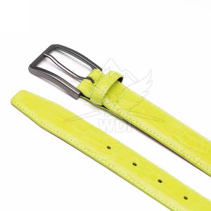 Cinturones de Cuero de Venta Directa de Fábrica, Acabado Liso de Acero, Construcción Resistente, Diseño Ajustable, Uso Diario, Casual, de Negocios y al Aire Libre - Product Image 3