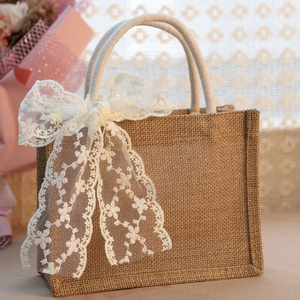 Bolsa de Yute Laminado, Bolsa de Compras Reutilizable y Resistente para Uso en Comercios y Empaquetado - Product Image 1