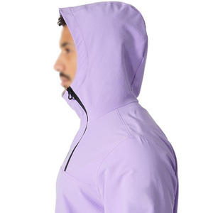 Unisex for Quarter <b>Zip</b> <b>Hooded</b> Sweatshirt Regular Fit Knitted Solid Color Casual Autumn Wear 100% Cotton Fleece Breathable - Product Image 4