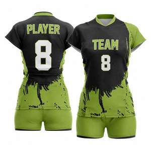 Conjunto de Shorts y Camiseta de Voleibol Sublimados Personalizados para Mujer, Alta Calidad, Transpirables, de Secado Rápido, Poliéster 320g, Cintura Elástica, Personalización para Equipos - Product Image 5