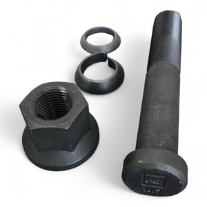 SUNNY PRODUCTS Boulon de roue haute résistance 8.8/10.9 M22x2.0x130 avec rondelle et écrou pour remplacement de remorque Nouveau PE 017.093-00 - Product Image 1