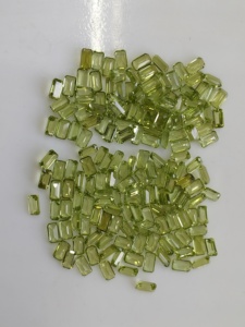 Peridoto Verde Natural, Corte Octogonal de 5x3MM, Gema Suelta de la Mejor Calidad para la Elaboración de Collares - Product Image 6
