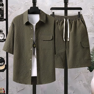 Best Selling Men summer Shirt set with Unique Style Professional Made Men Shirt set Available in Different Color & Size - Product Image 1