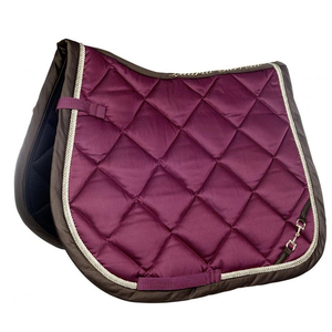 Tapis de selle polyvalent personnalisé pour le dressage et l'équitation anglaise, en coton, polyester, doublure en polycoton avec mousse satinée - Product Image 5
