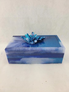 Caja de Joyería de Resina Floral Hecha a Mano, Premium y Personalizada, Organizador Decorativo para Guardar Objetos Pequeños, Estuche de Regalo de Resina para Joyas - Product Image 3