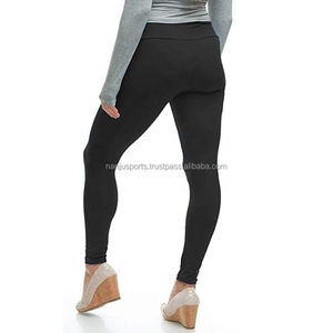 Mallas de entrenamiento de gimnasio y Yoga de alto rendimiento para mujer, cintura media ajustada en varios colores, tela de punto de estilo informal transpirable - Product Image 5