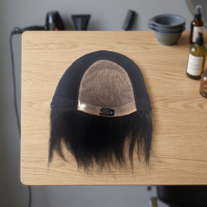 <b>Short</b> Straight Black <b>Wig</b> Full Cap Human Hair For Women - Product Image 4