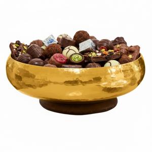 Elegant Designer Hammered Gold Bowl Chocolate Bowl Deluxe Quality Metal Sweets Serving Bowl <b>For</b> Home And Hotel Supply On <b>Sale</b> - Product Image 2