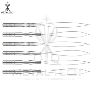 Professional Silver Hair Extension Loop <b>Needle</b> Wire <b>Threader</b> Pulling Hook for Micro Links Silicone Beads Application Set - Product Image 4