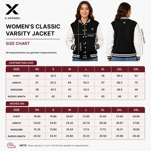 Veste universitaire pour femme X Sports City, manches en simili cuir, col rabattu, couleur unie, vêtement d'automne avec logo X sur les boutons avant - Product Image 6