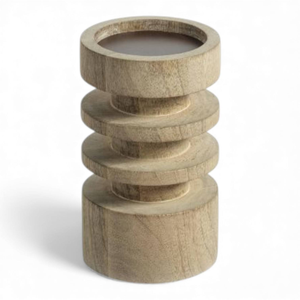 Portavelas de hierro y madera de color natural, decorativo, para bodas y decoración, Día de San Valentín, por MULTI CRAFT - Product Image 6