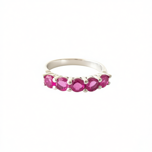 แหวนแฟชั่นดีไซน์เนอร์รูบี้ (2.7 กรัม) - Product Image 2