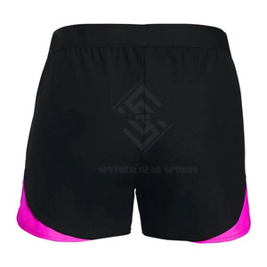 Shorts pour femmes les plus vendus, couleur unie, respirants, taille haute, haute qualité, options personnalisées à faible MOQ - Product Image 4