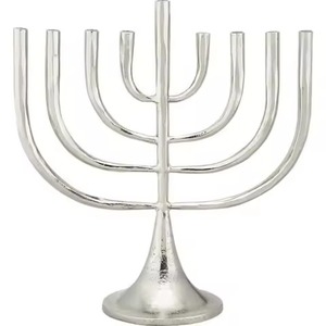 Candelabro Moderno de Metal con 8 Brazos, Portavelas Menorah, Elegante Centro de Mesa, Decoración Interior para el Hogar - Product Image 2