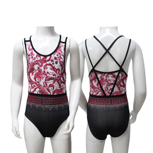 Nouveau justaucorps de gymnastique pour adultes, sans manches, pour l'été, en coton noir, pour la danse, pour filles - Product Image 3