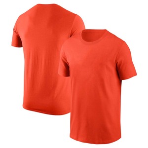 Men's Red Solid Short Sleeve T-<b>Shirt</b> O-Neck Regular Fit Casual Knitted <b>100</b>% Cotton Jersey - Product Image 4