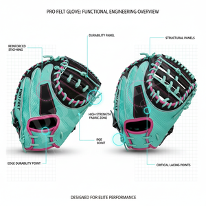 Guante de Béisbol y Sóftbol Juvenil de 12.5 Pulgadas, Color Liso, con Logotipo Personalizado, para Lanzar con la Mano Derecha, Entrenamiento, Impermeable y Cómodo - Product Image 2