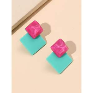 Handmade Designer <b>Resin</b> <b>Earrings</b> Artistic Craftsmanship Luxury Finish Durable Material Modern Fashion Styling Jewelry Findings - Product Image 6