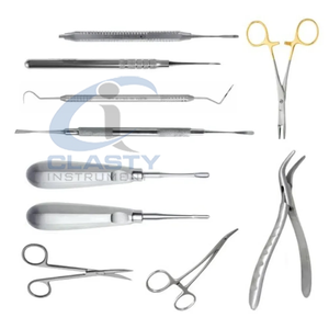 Juego de Instrumentos Quirúrgicos Dentales de Acero Inoxidable con Empuñadura Manual Moleteada, Clase I, Certificado CE, Herramientas Dentales Veterinarias CLASTY - Product Image 6
