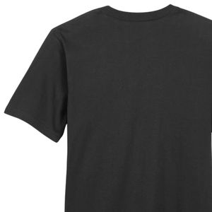 Unisex <b>Black</b> Oversized Crew Neck Short Sleeve Premium Cotton <b>T</b>-<b>Shirt</b> Casual <b>Plain</b> Blank Printing Wholesale OEM ODM 180g - Product Image 4