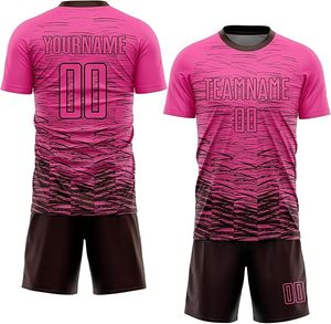 Uniforme de Fútbol Personalizable de Alta Calidad 25 26, Impresión de Logotipo y Nombre, Jersey de Fútbol Corto Unisex para Adultos, Equipación de Equipo 100% Poliéster - Product Image 4