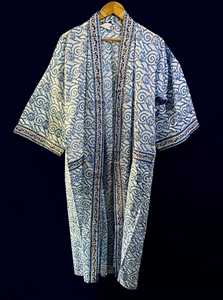 <b>Top</b> Selling Cotton Print Robe Kimono Casual Dress Perfect Gift from <b>Indian</b> Exporter Women's Kimono High Quality Long Robe - Product Image 4