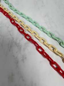 Eslabones de Cadena Grandes y Coloridos de Resina Epoxi Transparente, Decoración de Pared Hecha a Mano Estilo Ángel para el Hogar - Product Image 3