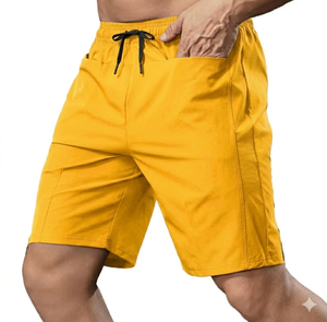 Shorts cargo pour hommes, respirants, durables, multi-poches, à séchage rapide, en toile, à taille élastique, pour la randonnée en plein air en été - Product Image 5