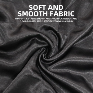 Cape de Barbier Antistatique et Antiadhésive avec Logo Personnalisé, Imperméable, Fermeture Ajustable Col Rond, Qualité Soie Imitée, pour Salon de Coiffure - Product Image 4