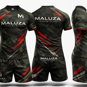 Ensemble de maillots de rugby courts sublimés sur mesure, coutures renforcées, haute élasticité, respirant, vêtements d'entraînement de rugby professionnels - Product Image 6