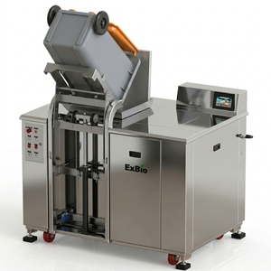 Broyeur de déchets alimentaires industriel pour cuisine d'usine, système aérobie, acier inoxydable, moteur 2 CV, sans odeur, grande capacité - Product Image 3