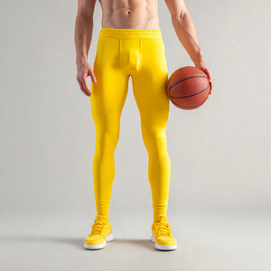 Pantalon de compression de basketball de haute qualité pour hommes, leggings imprimés pour le football et le basketball, legging de basketball par sublimation - Product Image 5